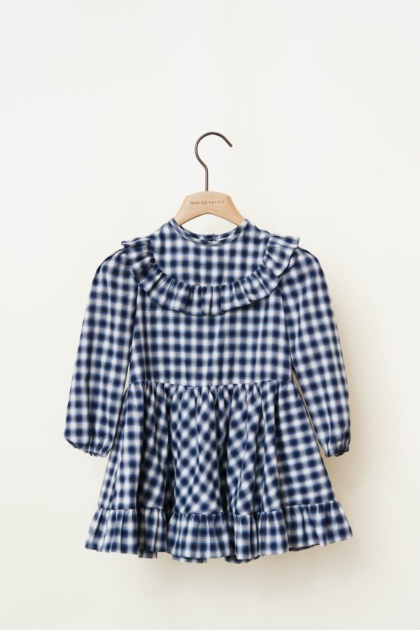 Checkered Pleated Dress