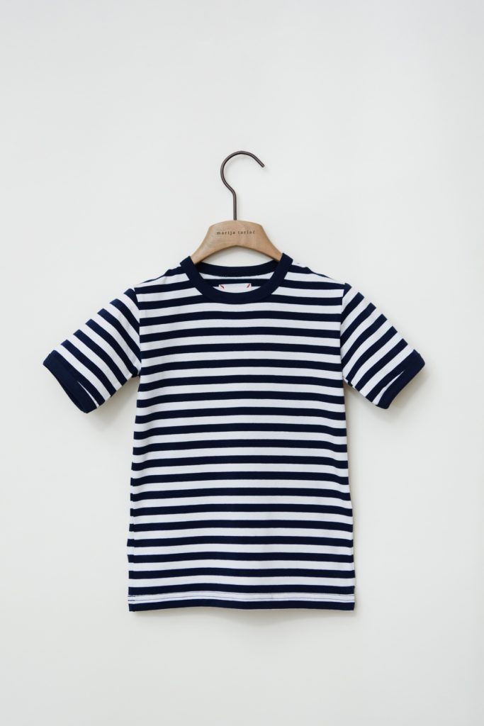 Cotton T-shirt with Stripes