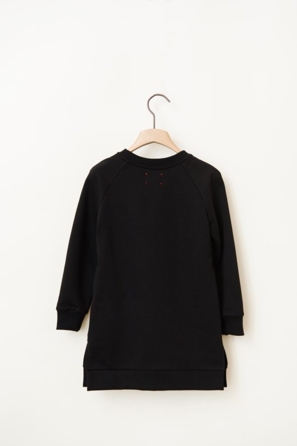 marija tarlac crewneck sweatshirt in black 1