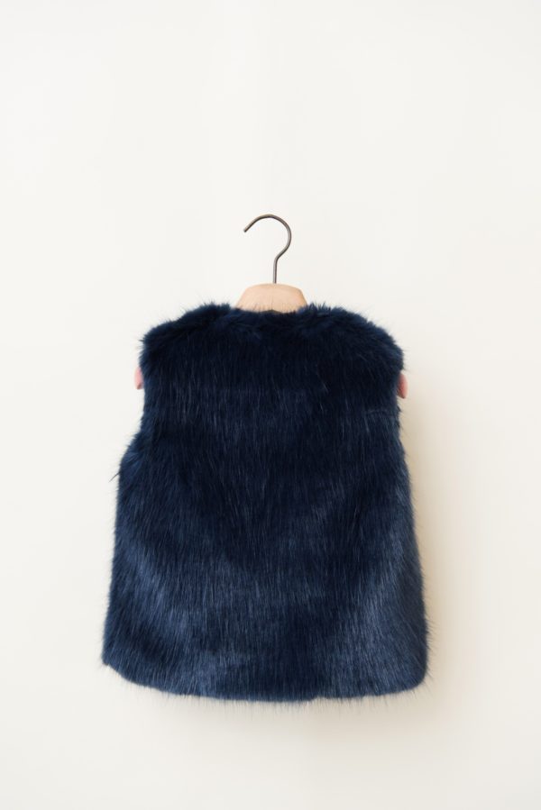 marija tarlac navy blue fur vest 1