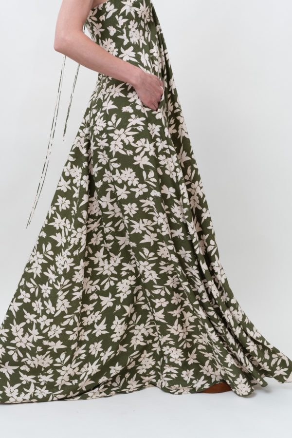 marija tarlac floral around neck straps dress 3