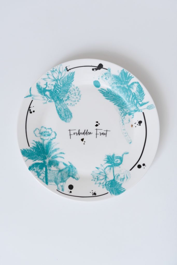 Remake Porcelain Dessert Plate-Mint