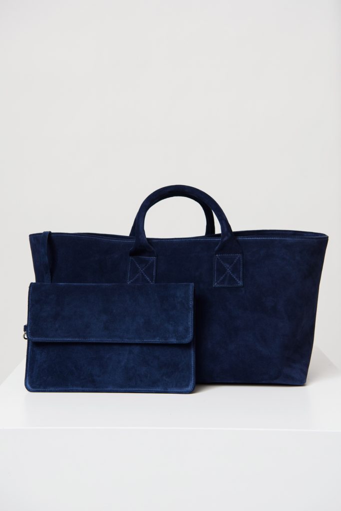 Big Shopping Bag in Navy Blue